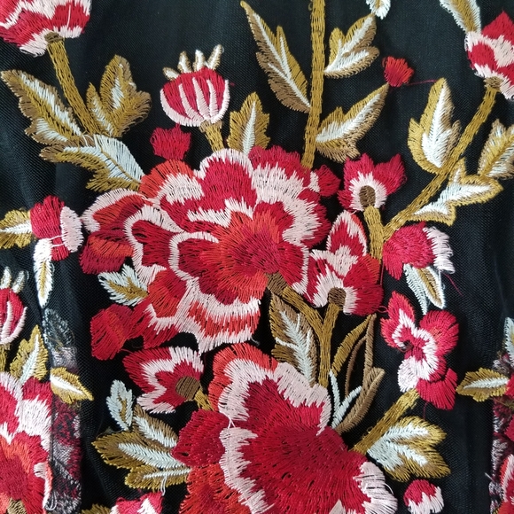 NWT Victorian Trading Co Embroidered Maxi Dress M - Picture 6 of 8